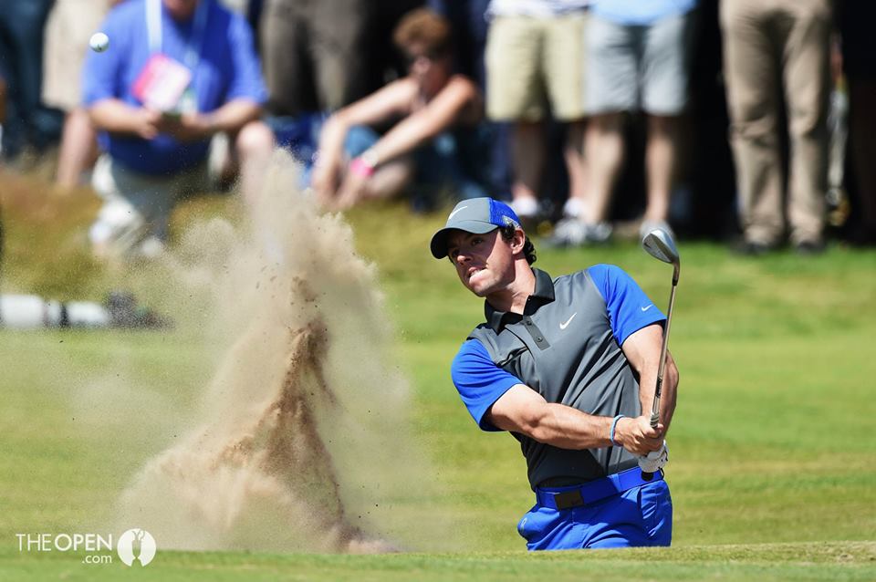 British Open Golf 2014: Rory McIlroy líder tras la 1ª jornada, Sergio García a 2 golpes