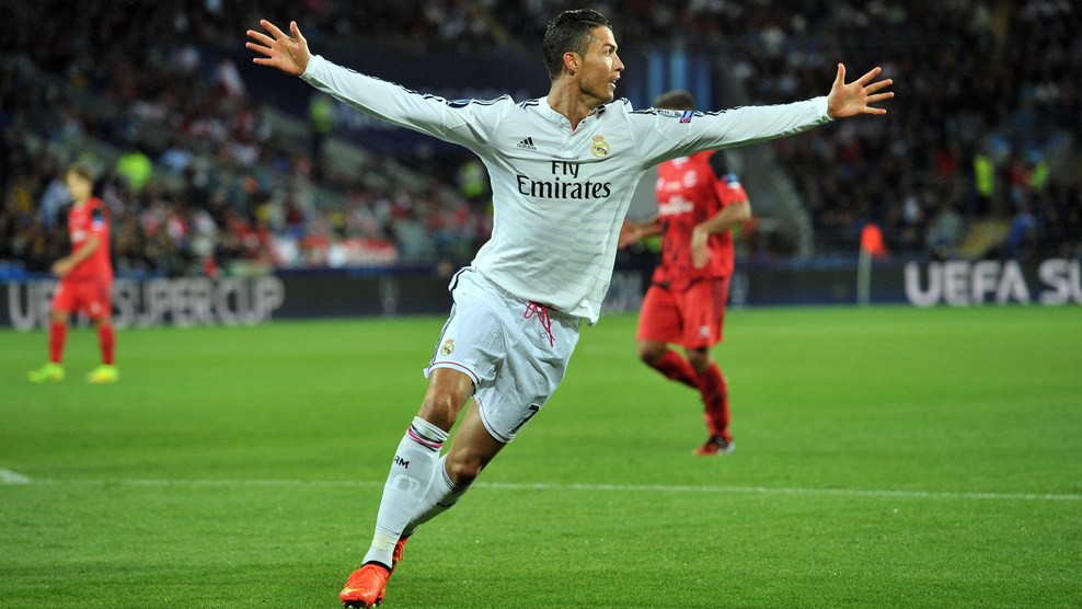 Supercopa de Europa 2014: el Real Madrid campeón ganando al Sevilla con goles de Cristiano Ronaldo