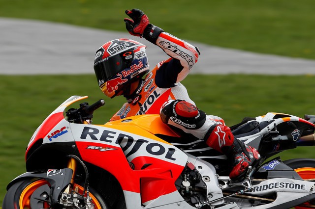 GP Gran Bretaña de Motociclismo 2014: victorias para Márquez, Rabat y Rins en Silverstone