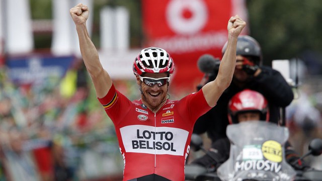 Vuelta de España 2014: Adam Hansen vence en la meta de Cangas del Morrazo