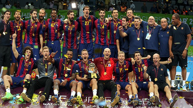 El Barça de balonmano repite como campeón de la Super Globe