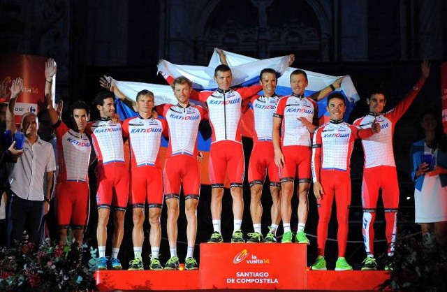 El equipo Katusha fue el mejor de la Vuelta 2014