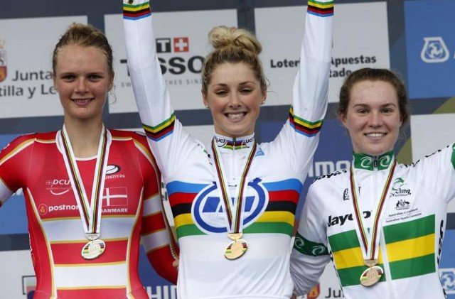 Mundial de ciclismo 2014: Macey Stewart y Campbell Flakemore, dos oros para Australia