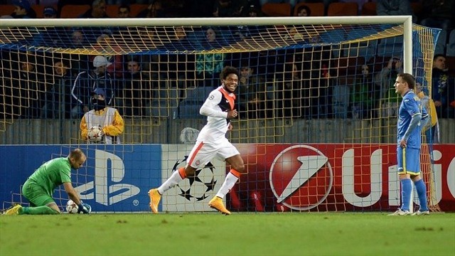 Luiz Adriano marcó cinco goles en un mismo partido