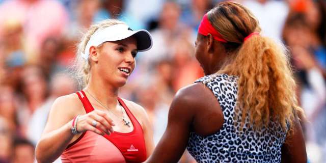 caroline-wozniacki-and-serena-williams a semifinales