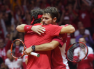 Final Copa Davis 2014: Monfils ganó a Federer pero Suiza gana el doble a Francia y queda a un paso del título