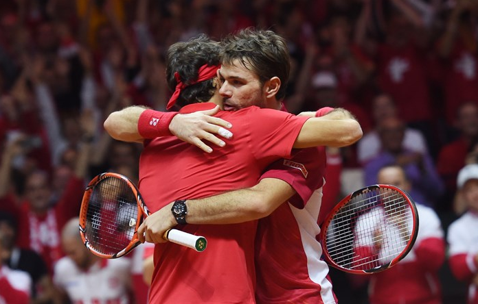 Final Copa Davis 2014: Monfils ganó a Federer pero Suiza gana el doble a Francia y queda a un paso del título