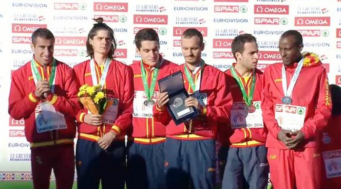 Dos medallas individuales y tres por equipos, botín de España en los Europeos de cross de 2014