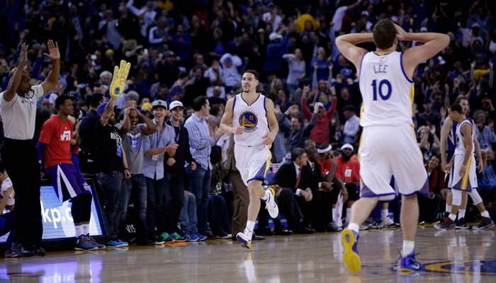 NBA: la noche mágica de Klay Thompson, 37 puntos en un solo cuarto