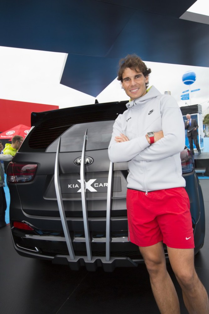 Rafa Nadal, los X-Men y el Kia Sorento se unen para salvar el Open de Australia