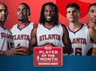 NBA: el quinteto de los Hawks gana el premio al mejor jugador del mes