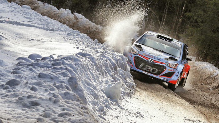 Hyundai en el Rally de Suecia