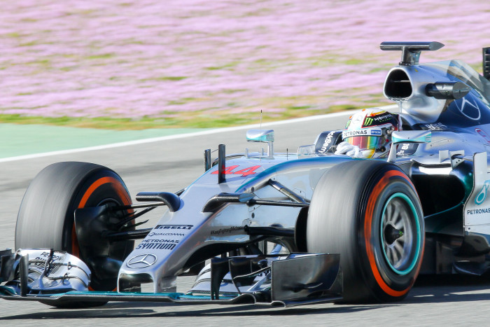 Lewis Hamilton con Mercedes