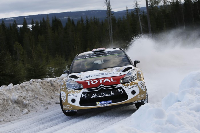 Mads Otsberg en el Rally de Suecia