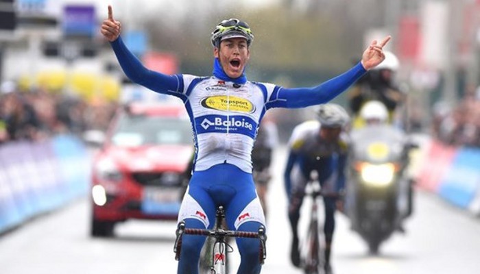 Jelle Wallays birló a Kwiatkowski la clásica A través de Flandes
