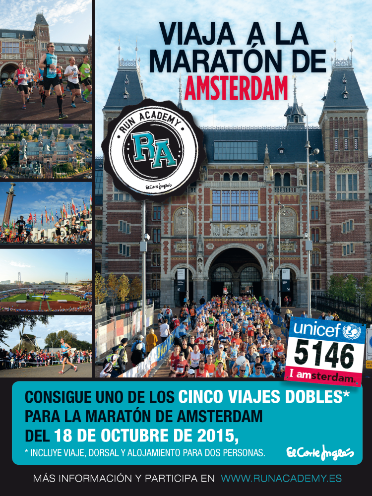Corre la maratón de Amsterdam con El Corte Inglés