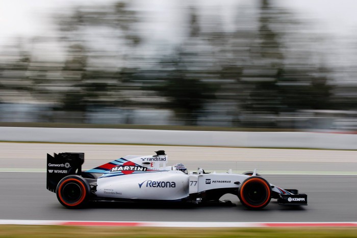 Valtteri Bottas con el Williams FW37