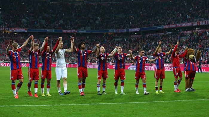 El Bayern Munich ya es matemáticamente campeón de la Bundesliga 2014-2015