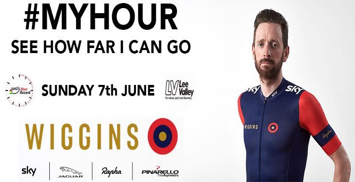 Bradley Wiggins buscará batir el Récord de la Hora el domingo 7 de junio