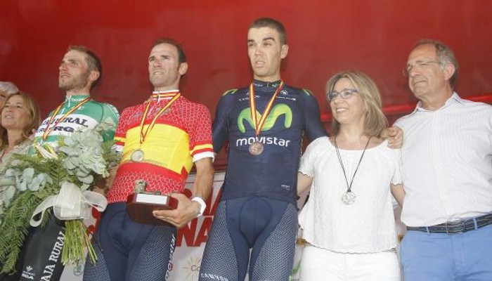 Alejandro Valverde gana los nacionales de ruta de 2015 en Cáceres