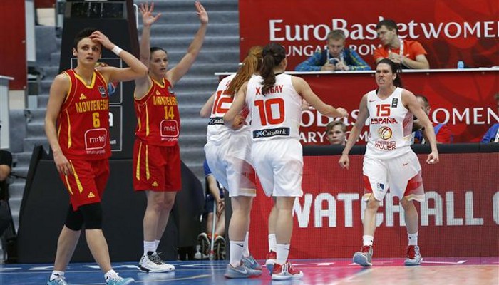 Eurobasket femenino 2015: España luchará por las medallas tras ganar a Montenegro