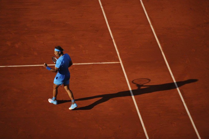 Rafa Nadal en Roland Garros