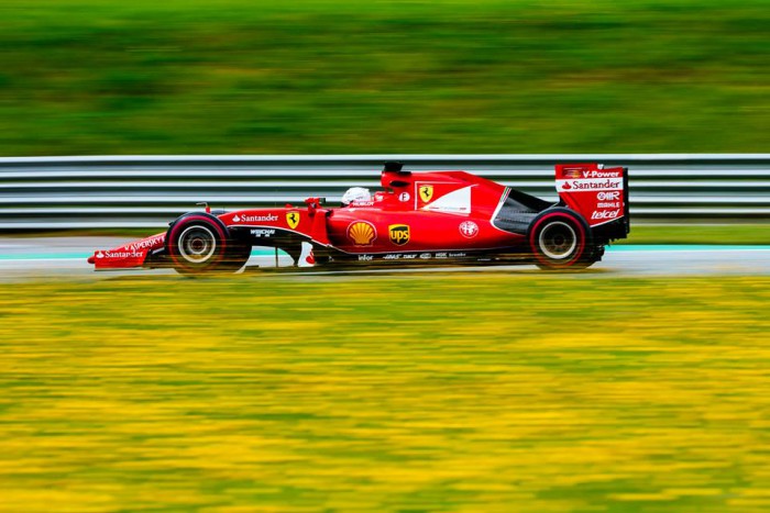 Sebastian Vettel en el GP de Austria