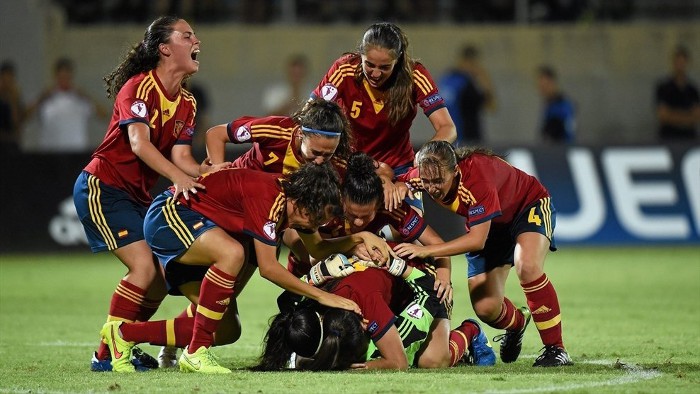España sub 19, subcampeona en el Europeo 2015 femenino