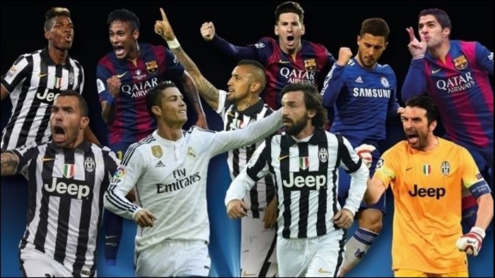 Los nominados al premio al Mejor Jugador de la UEFA en la temporada 2014-2015