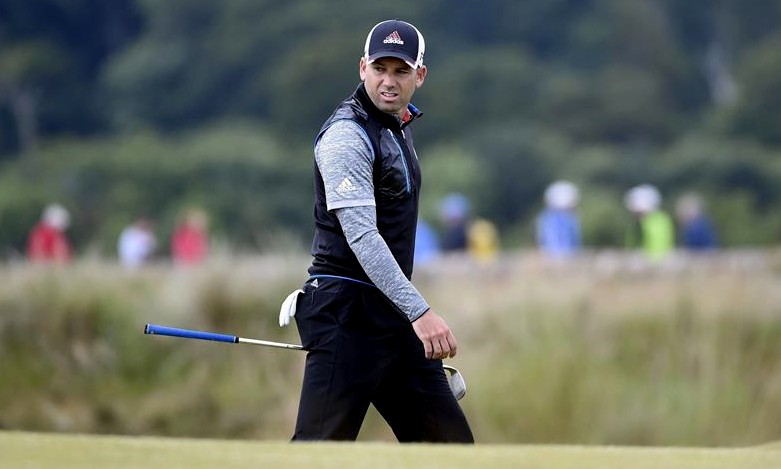 Open Británico Golf 2015: Johnson líder,  Sergio García a 5 golpes y el torneo acabará el lunes