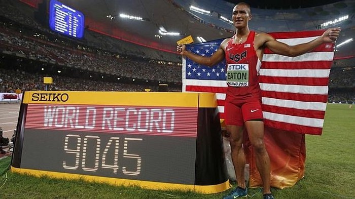 Eaton batió su propio récord mundial de decatlón