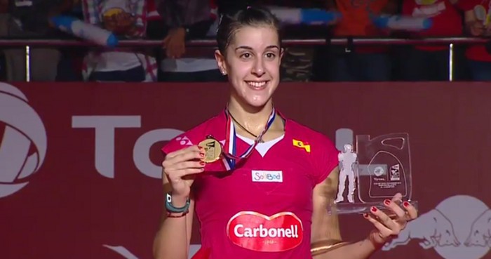 Carolina Marín repite como campeona del mundo de bádminton