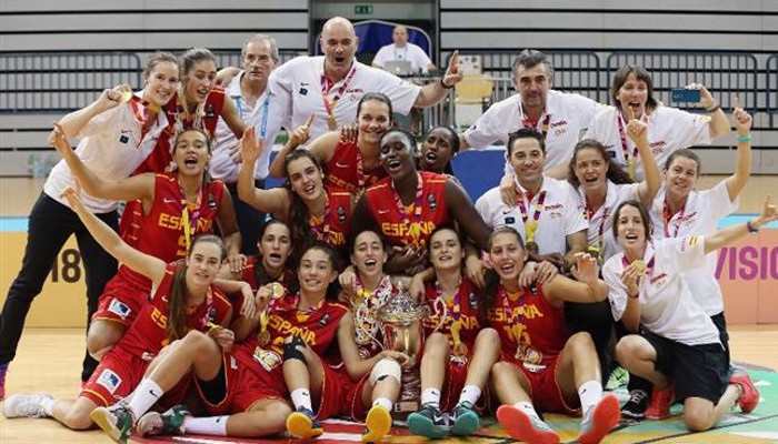 Oro para la U18 en el Europeo femenino de 2015