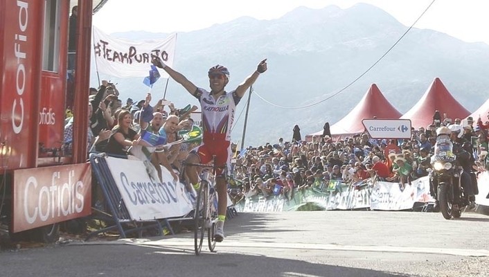 Vuelta a España 2015: victoria para Purito que casi le roba el liderato a Aru