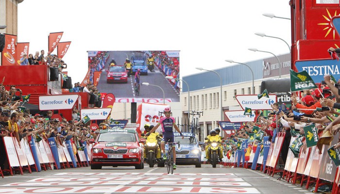 Vuelta a España 2015: el portugués Oliveira gana en Tarazona