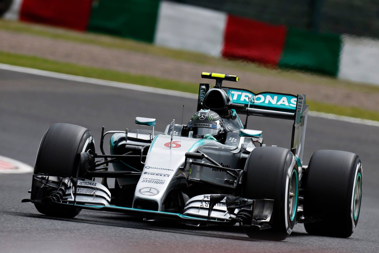 GP de Japón 2015 de Fórmula 1: pole para Rosberg, Sainz 12º y Alonso 14º