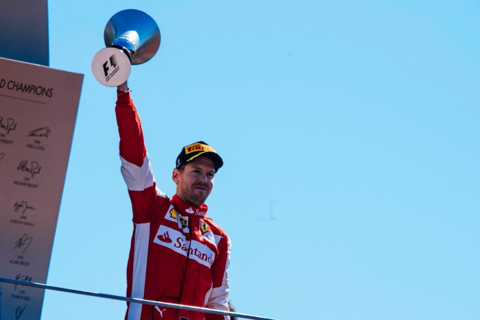 Sebastian Vettel en Monza