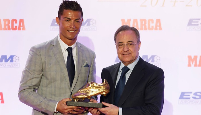 Cristiano Ronaldo recibe su cuarta Bota de Oro