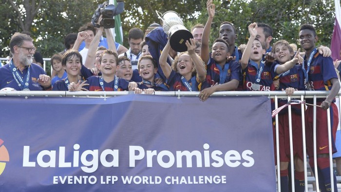 El Barcelona gana el torneo alevín de La Liga Promises 2015