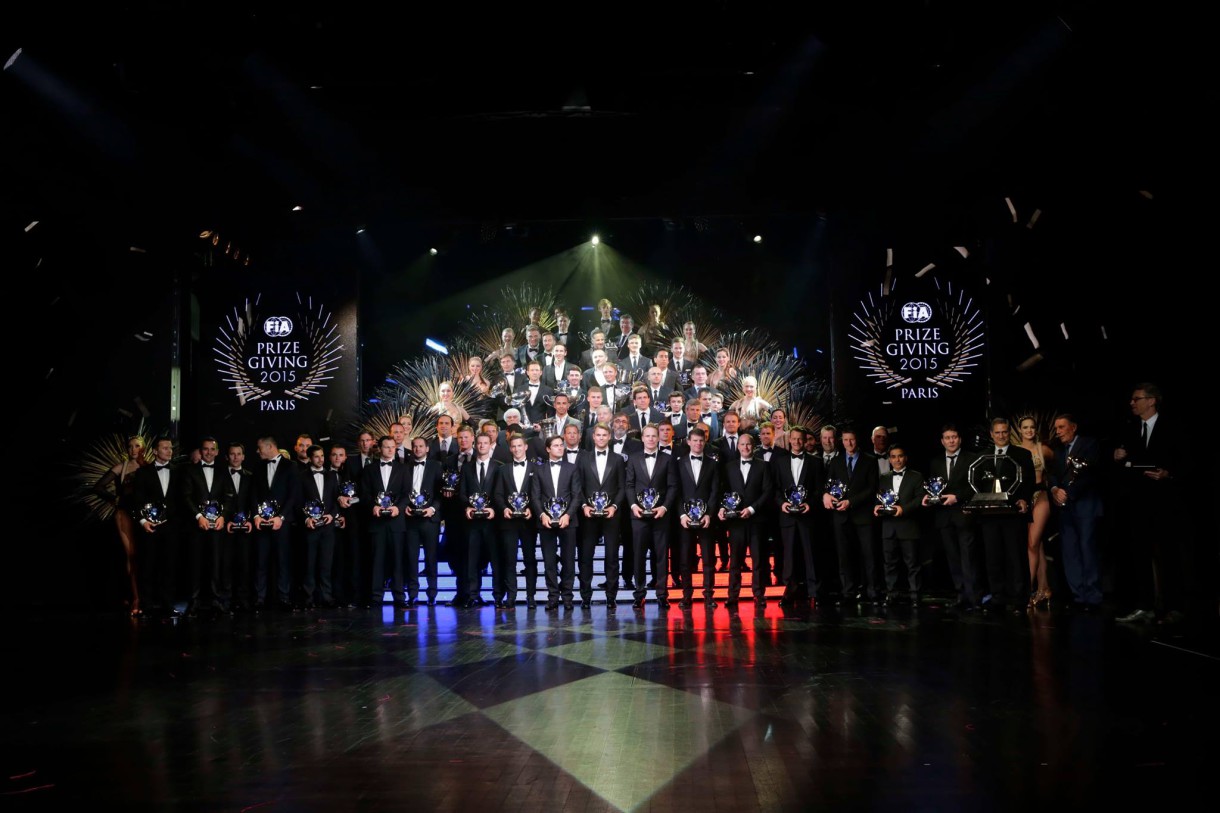 La Gala FIA 2015 premió a los mejores del año en el mundo del motor