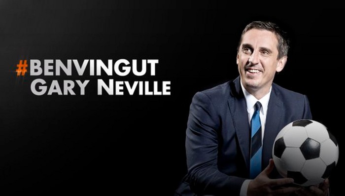 Gary Neville será el entrenador del Valencia hasta final de temporada