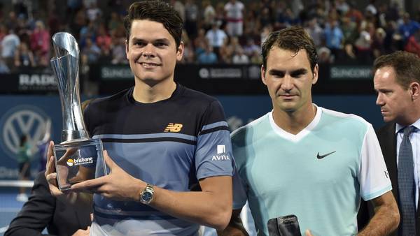 ATP Brisbane 2016: Raonic campeón sobre Federer; ATP Chennai 2016: Wawrinka campeón