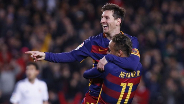 Copa del Rey 2015-2016: el Barcelona le hace siete goles al Valencia