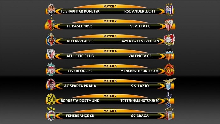 Europa League 2015-2016: así fue el sorteo de octavos de final