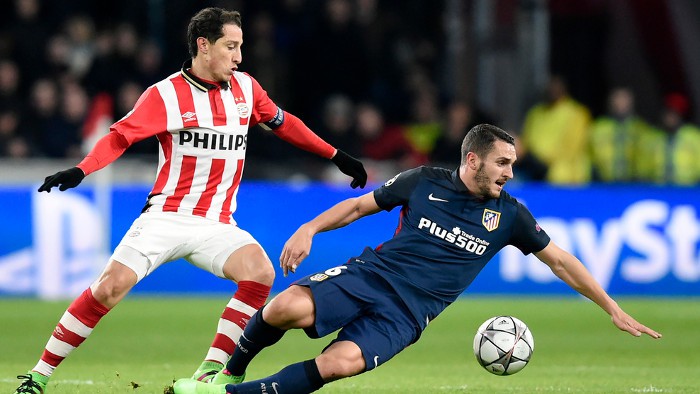 Champions League 2015-2016: el Atlético empata en Eindhoven y el City sentencia en Kiev