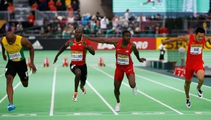 Brommel arrebató la victoria a Asafa Powell