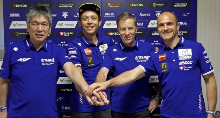 Vale Rossi seguirá en el Mundial y con Yamaha hasta 2018