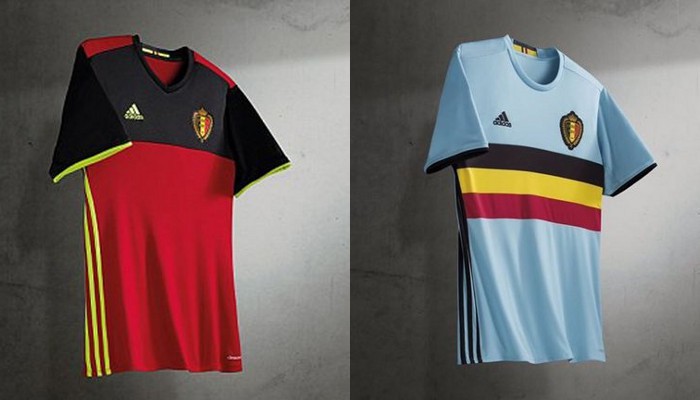 Camisetas de la selección de Bélgica para la Eurocopa 2016
