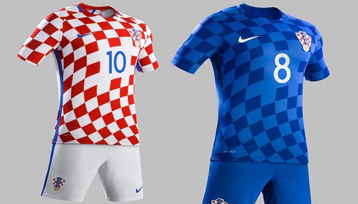 Camisetas de la selección de Croacia para la Eurocopa 2016