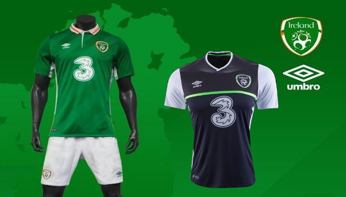 Camisetas de la selección de Irlanda para la Eurocopa 2016